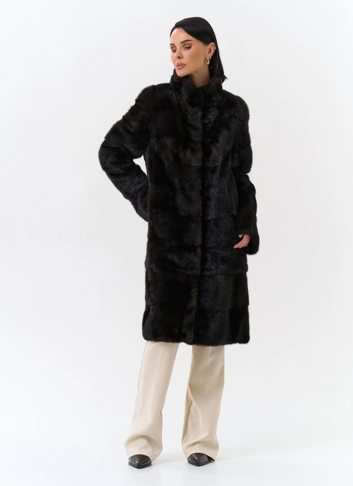 Шуба из меха норки Шуба из меха норки фото