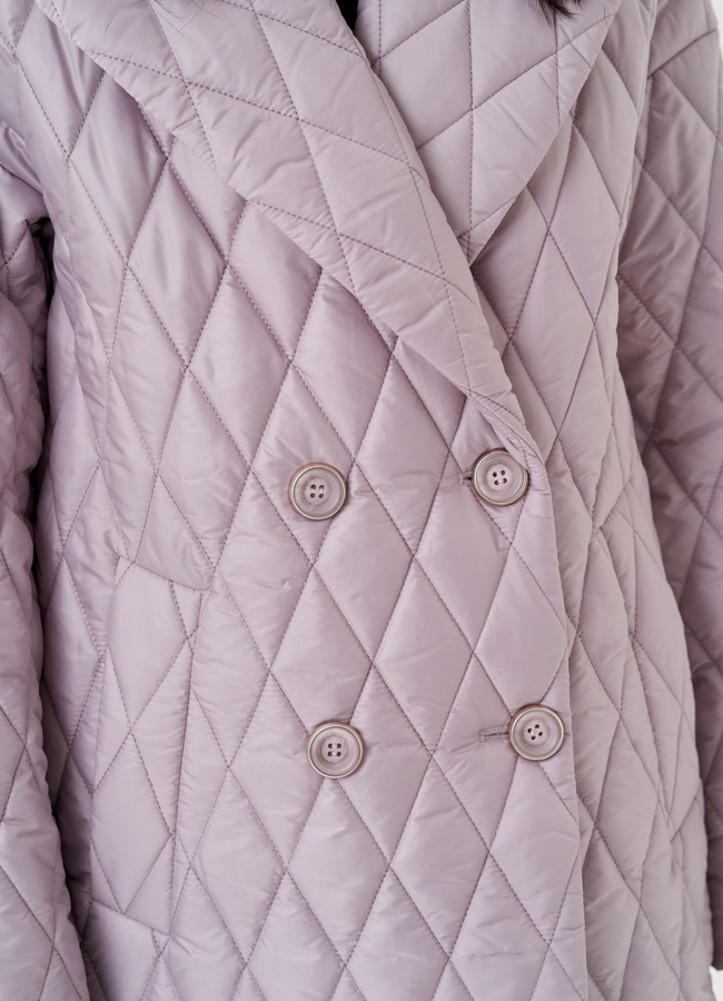 Женское полупальто с английским воротником  модель № 22544 универмаг малина