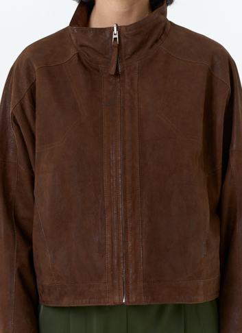 Женская двухсторонняя куртка из натуральной кожи