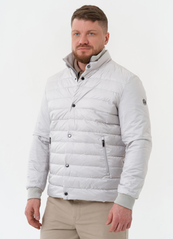 Мужская куртка серого цвета