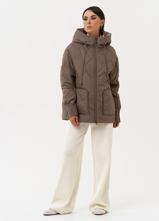 Женская куртка с капюшоном модель № 31288 универмаг малина