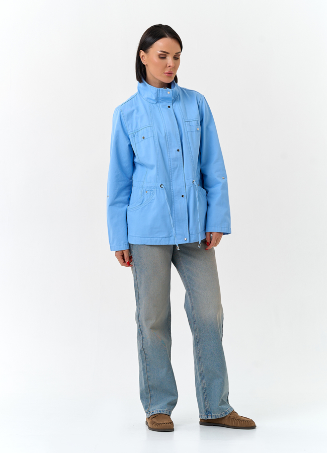 Женская ветровка с воротником стойкой модель № 33121 в кредит