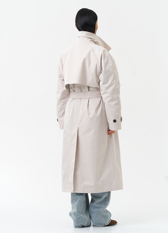 Длинный женский плащ  модель № 30268 в кредит