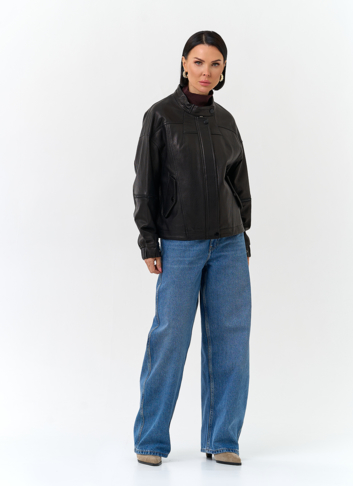 Женская куртка из натуральной кожи